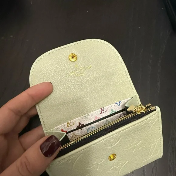 LV Mint Green Card Wallet - Picture 5 of 10